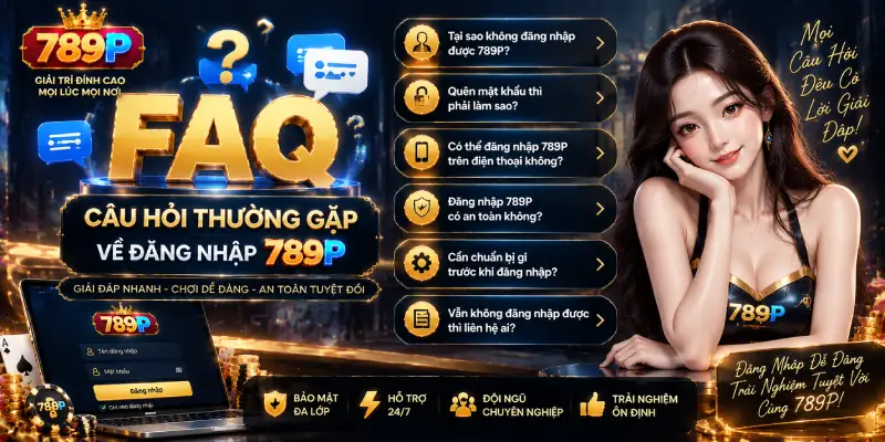 FAQ - Câu Hỏi Thường Gặp Về Đăng Nhập 789P
