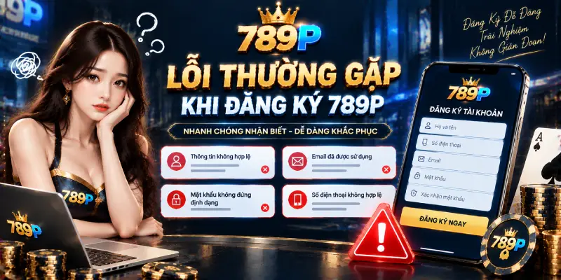 Lỗi Thường Gặp Khi Đăng Ký 789P